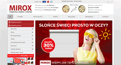 Desktop Screenshot of mirox.pl