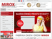 Tablet Screenshot of mirox.pl